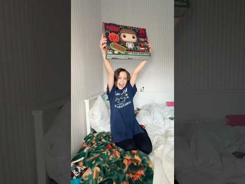 Surprising my daughter with a Funko pop stranger things advent calendar #jonathanjoly #shorts ￼