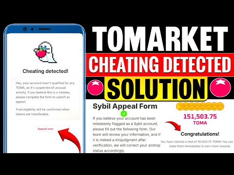 Tomarket Cheating Detected Solution | Tomarket Airdrop | Tomarket Airdrop Distribution