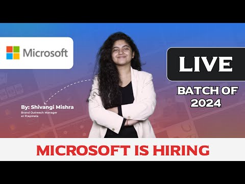 Microsoft is Hiring | 2024 Batch