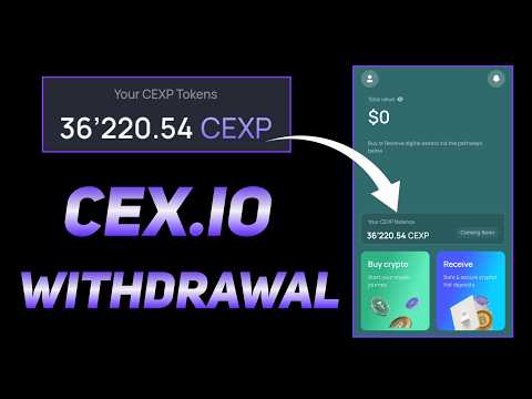 Cex.io withdraw cexp token - How to withdrawal cex.io in exchange - Hassan Crypto Official