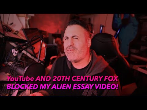 20th Century Fox/ YouTube had blocked my Alien day video!!!