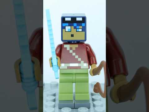 The Swamp Explorer Minifigure from LEGO Minecraft The Frog House (21256) Stop Motion Speed Build