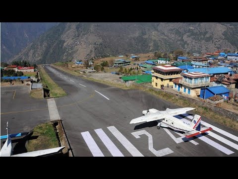 Most Dangerous Airport of the world's_ Lukla Airpot Nepal