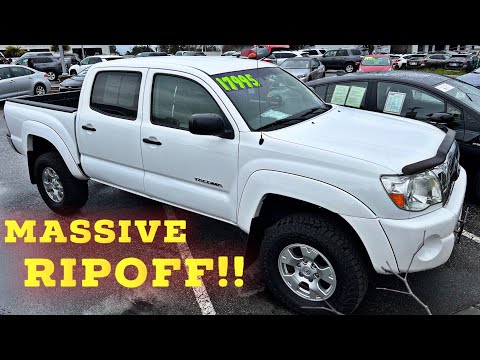 OVERPRICED High Mileage Tacoma Will NEVER Sell