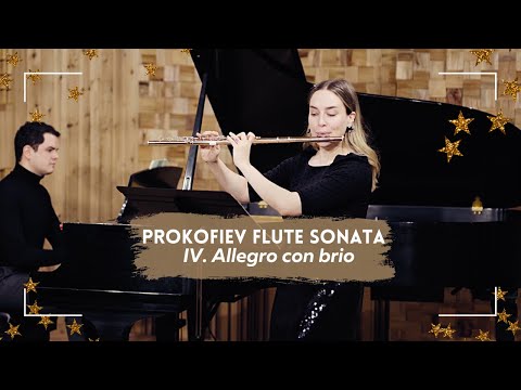 PROKOFIEV: Sonata for Flute & Piano Op. 94, IV. Allegro con brio [K. Althen-Velázquez, S. Lomelin]