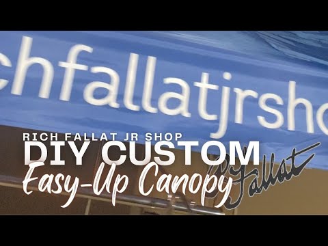 How to DIY Easy Up Canopy Custom Branding Around $100 with Ninja Transfers DTF and 15 in Heat Press