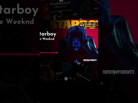 Check Comments for XML and Preset🔥 #spotify #theweekend #starboy #lyrics #alightmotion #lyrical