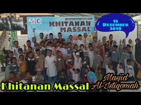 Lantunan Shalawat di acara Khitanan Massal PT.EJIP di Masjid Raya Al-Istiqomah,15 Desember 2019