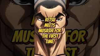 RETSU KAIOH MEETS MUSASHI FIR THE FIRST TIME!! #bakihanma #manga #bakinetflix #anime #musashi