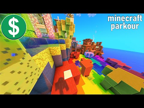 Minecraft Parkour Gameplay NO COPYRIGHT