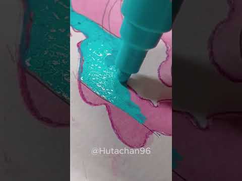 Mulberry Jam Spilled and Turn It into Art | Hatsune Miku #shorts  #hutachan