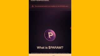 PARAM Airdrop Withdrawal // How to Claim PARAM Airdrop // How to Withdraw PARAM Tokens to Exchange