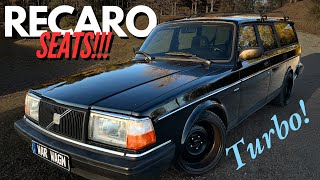 Recaro Seats in your 240 Turbo Wagon!