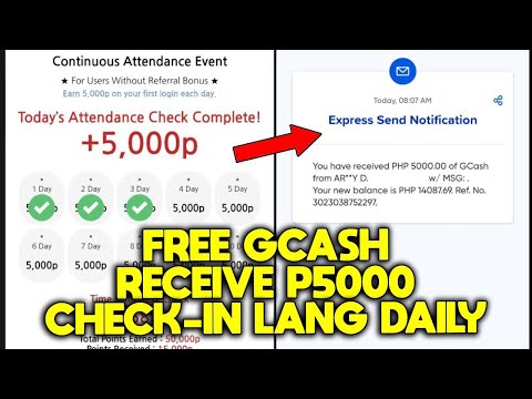 FREE ₱5000 GCASH: DIKA MAGLALARO! OPEN MO LANG ANG APP TO DAILY | WALANG PUHUNAN!