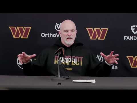 HC Dan Quinn Speaks to the Media After the Last Practice of the Week | Washington Commanders