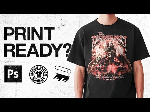 How To Be Screen Print Ready In Photoshop (Color Sep Tutorial)