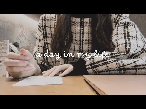 【study vlog】work and study 2days☕️making posts on Instagram and study English✏️