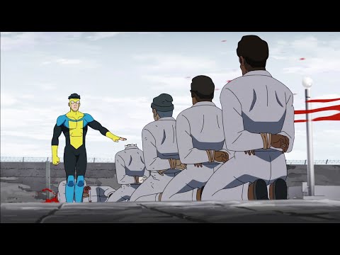 Invincible - Evil Invincible kills Prisoners (4K) - S2E08