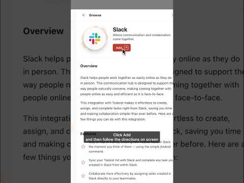 Did you know you can connect your Todoist account with Slack? 👀 Here’s how to get started!