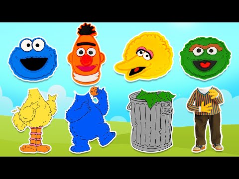 Playing with Sesame Street Play Doh | Best Learn Colors & Animals | Preschool Toddler Learning Video