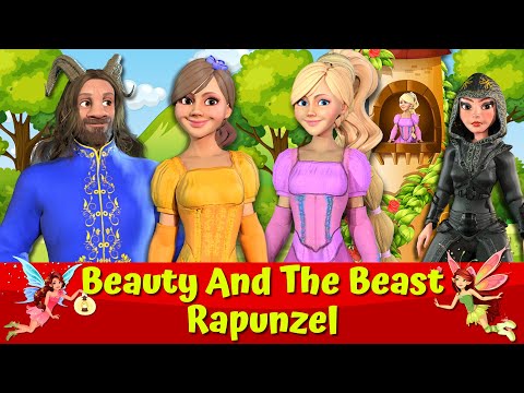 Beauty and The Beast 🔴👑I Rapunzel And The Evil Witch🔴🧙‍♀️I Animated Fairytales🌟