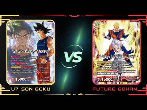 Universe 7 Son Goku vs Future Gohan : Set 23 DBS Locals