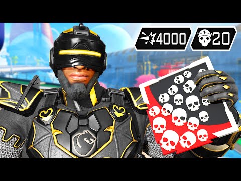 INCREDIBLE NEWCASTLE 20 KILLS AND 4000 DAMAGE (Apex Legends Gameplay)