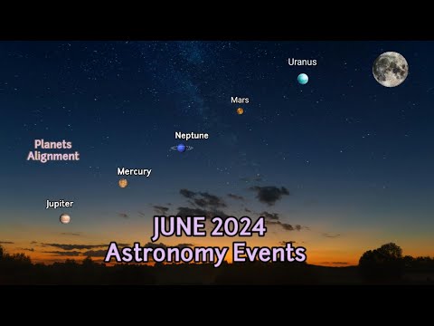 Must-See Astronomy Events in June 2024: Meteors, Planetary Alignments, and More