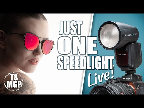 Shoot Single Speedlight Studio Portraits | LIVE with Gavin Hoey