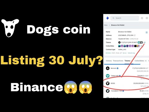 Dogs coin listing date | dogs coin update | crypto airdrops