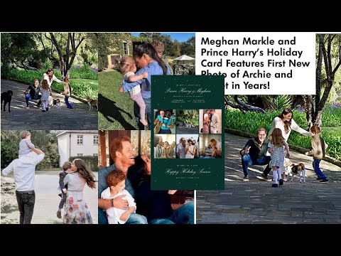 The Sussexes released their 2024 Christmas card, featuring Lili, Archie & the dogs