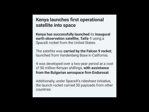 #kenya lunches satelite #currentaffairs #shortvedio #gkfacts