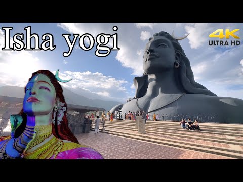 A peaceful place in south India - Isha yoga centre Coimbatore - walking tour 4k 60fps