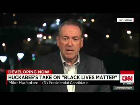 CNN News August 19 2015 Huckabee  Racism a 'sin problem, not a skin problem