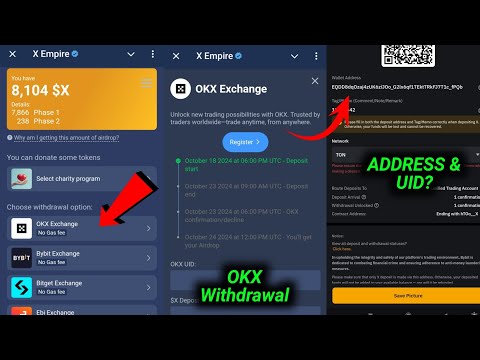 X Empire OKX Exchange Withdrawal | X Empire Deposit to OKX Full Process | X Empire Airdrop Claim OKX