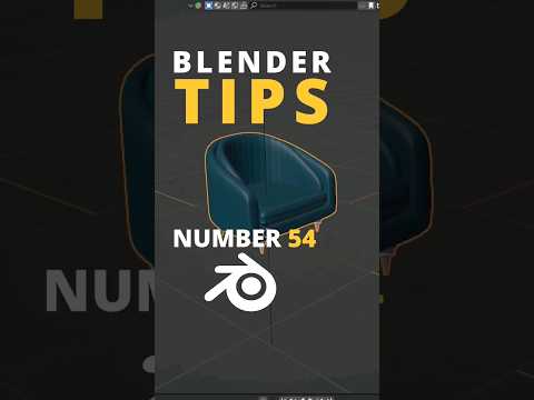 Blender Tip 54 Reset Scale, Rotation, Location ✔️ #blender #blender3d #blendertutorial #tutorial