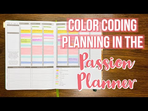 Color Code Planning | Passion Planner