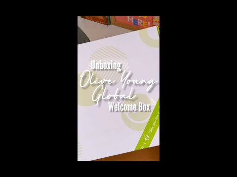 Unboxing Olive Young Global's Welcome Box