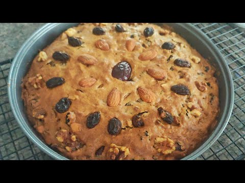 健康版圣诞杂果蛋糕，不再顾虑重油重糖|New recipe for traditional Christmas fruit cake, easy and healthier