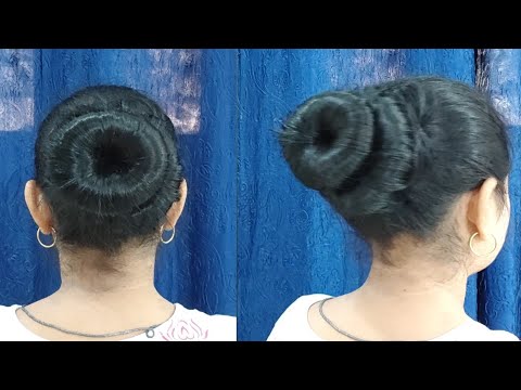 Easy Big Bun Hairstyles With Donut 🍩 Bun | Beautiful Hairstyles Juda For Ladies | Letest Hairstyles