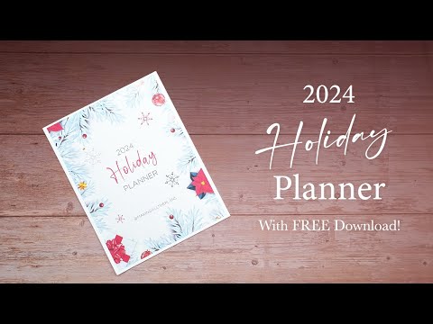 2024 Holiday Planner Printable and Free Download