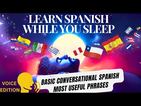 Learn Conversational Spanish While You Sleep VOICE only