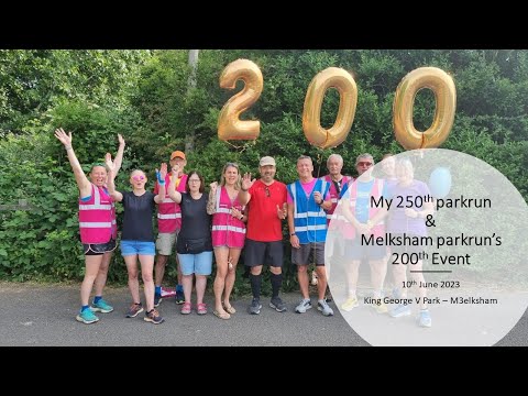 Melksham parkrun 200th event & my 250th parkrun