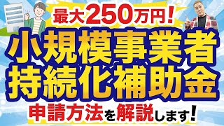 【経営者必見】小規模事業者持続化補助金の申請ポイントを専門家が大解説！