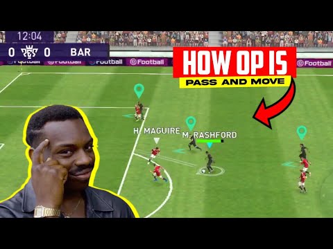 How OP🔥 is PASS & MOVE in Attacks😱!! Pes 2021 Mobile