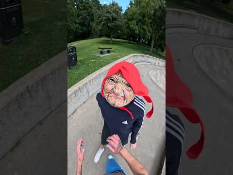 Who’s Grandma is this?😳 #scary #skatepark #scooter #skit #comedy #funny