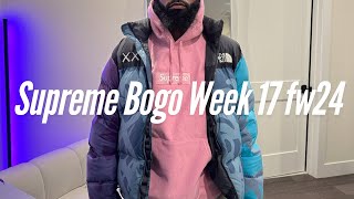 Supreme Box logo Pickup Vlog Week 17 FW24 Hoodie And Beanie Sizing Tips