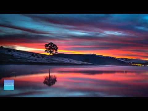 Relaxing Music For Classroom Work - Spectacular Sunset - Quiet morning music for the classroom