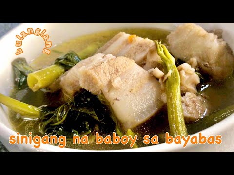 Sinigang na baboy sa bayabas | Bulanglang in Kapampangan