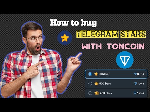 How to buy telegram stars⭐with toncoin|| easy method